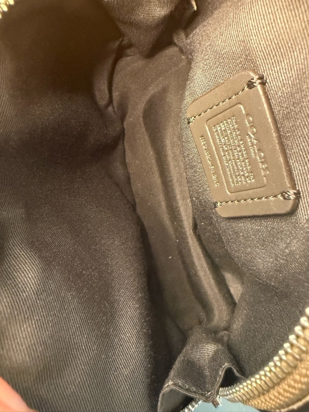 Coach Metallic Gold Mini Dome Satchel NWT - Picture 4 of 6